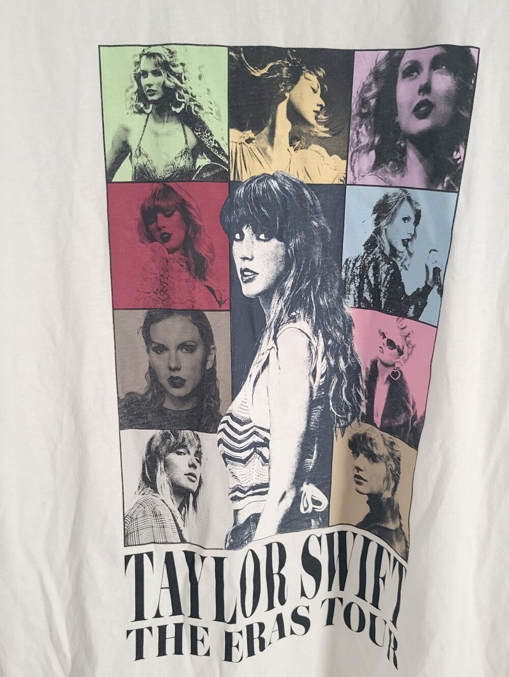 Official Taylor Swift The Eras Tour 2023 Concert Merch Graphic Tee Shirt M